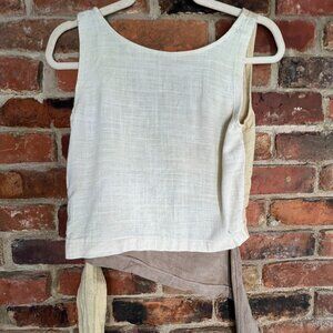 Kemi Atelier Wrap Linen Top